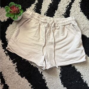 Beige Lounge Shorts Small